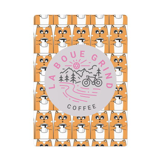 Caffeinated Kitty Poker Cards